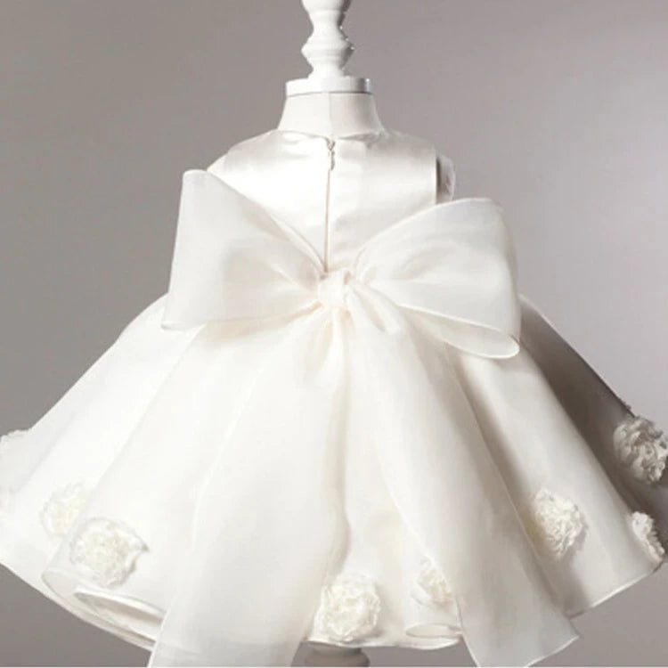 Satin Flower Bottom Princess Dress