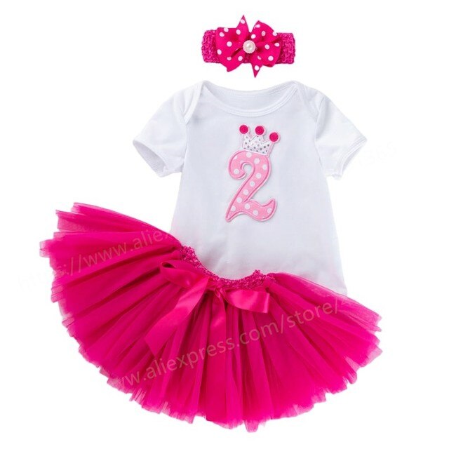 Two Year Birthday Crown Outfit