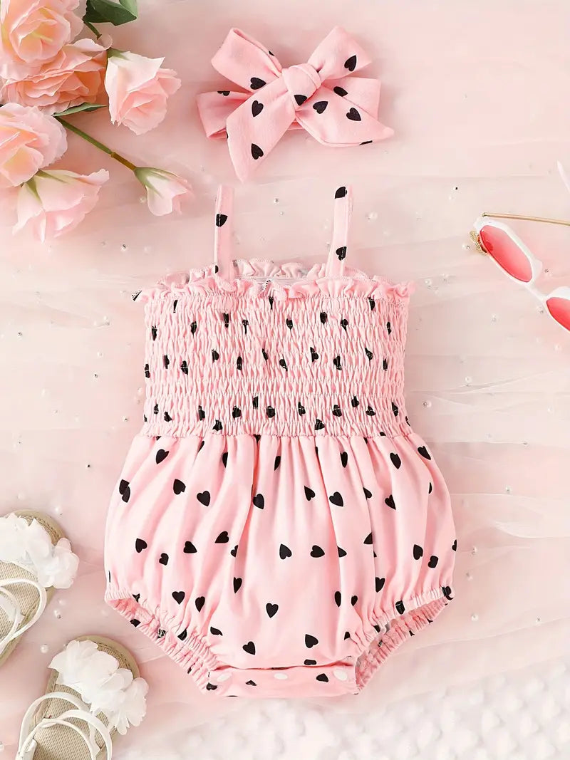 Infant Sweet Heart Bubble w/ Headband