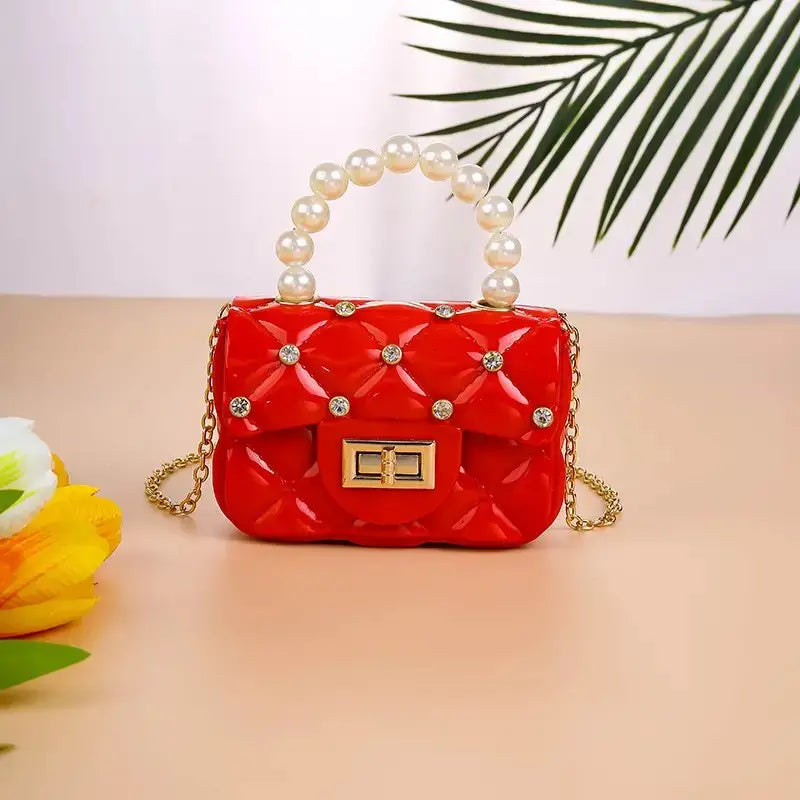 Rhinestone Princess Purse