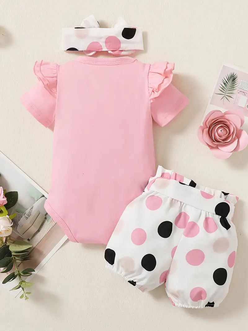 The Princess Has Arrived Infant 3 Pcs. Short Set