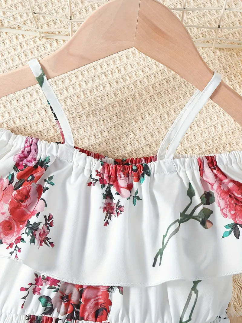 Princess Floral Romper