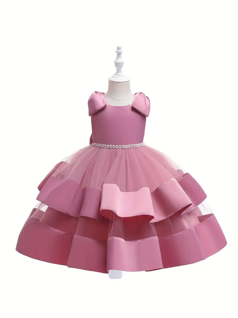 Two Tier Diamond Embellished Princess Dress