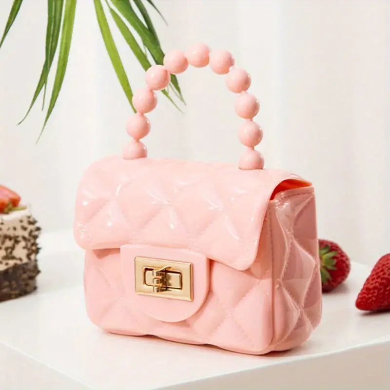 Princess Pearl Handle Purse