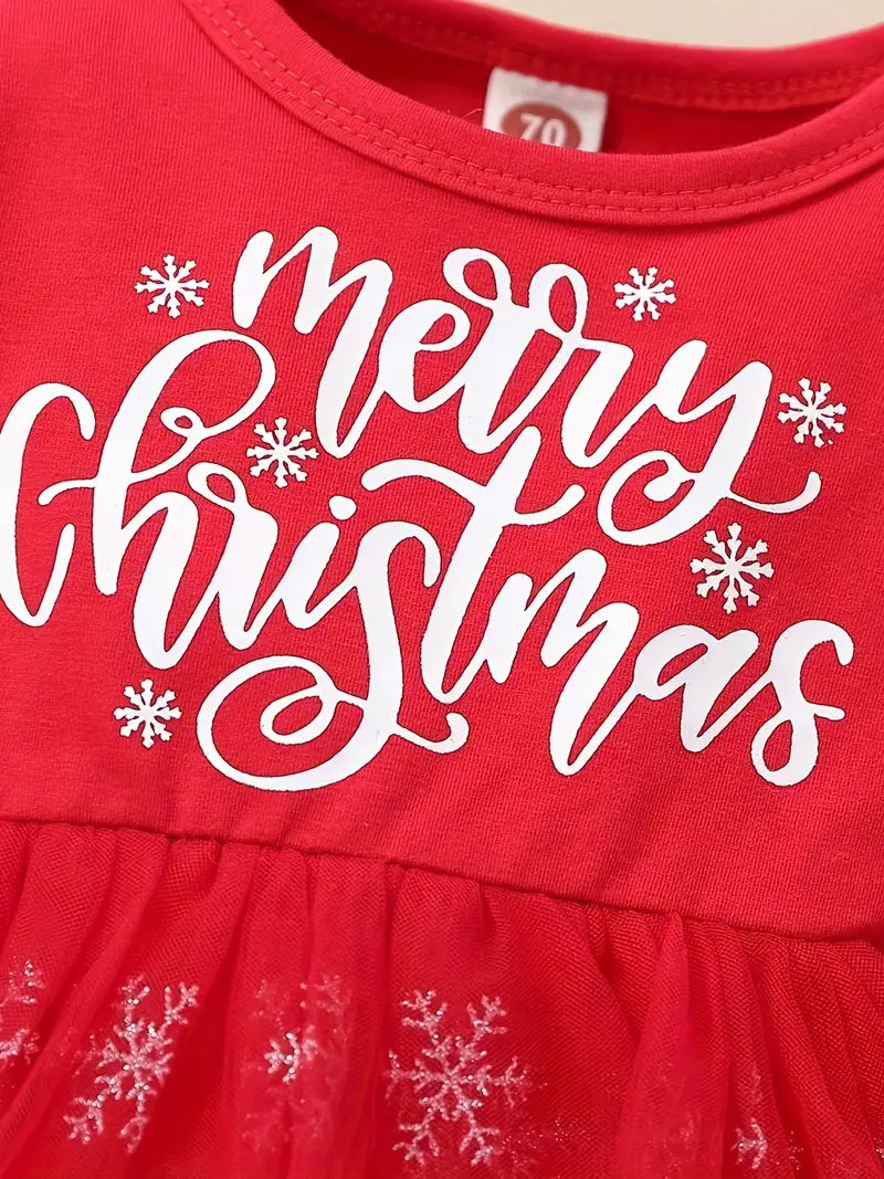 Merry Christmas Snowfall Dress