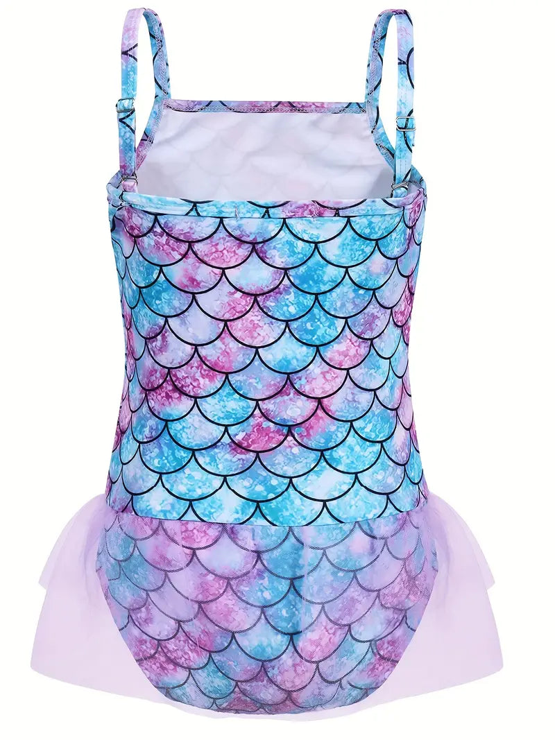 Mermaid TuTu Skirt Swimsuit