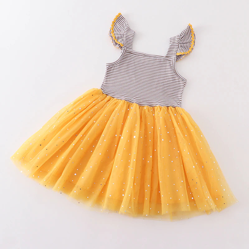 Back-To-School Leopard Pencil Tulle Dress