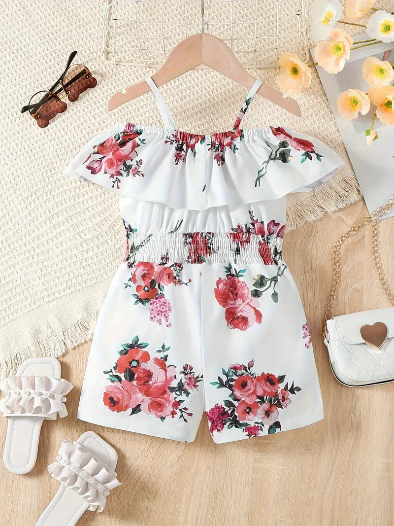 Princess Floral Romper