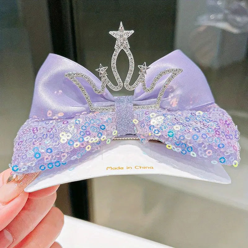 Princess Crown Hair bow