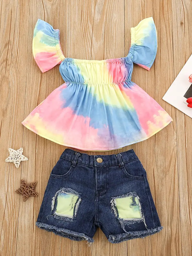 Nothing Like a Little Tie Dye Shorts Set