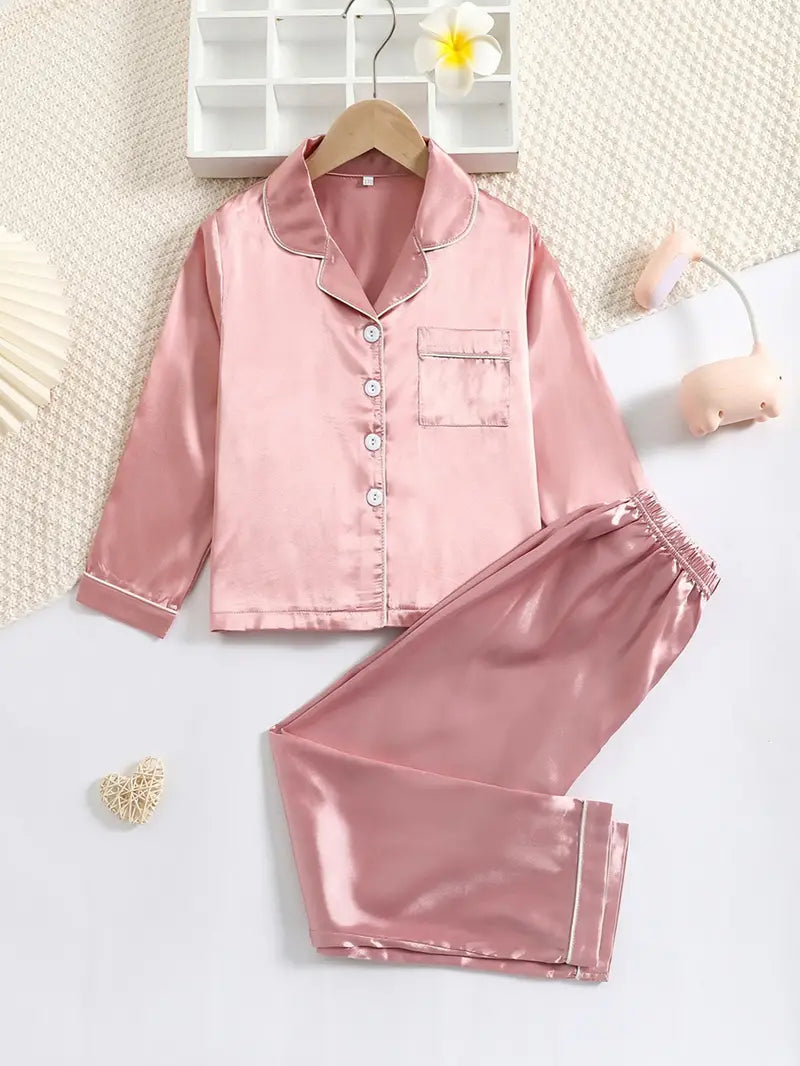 Silky Pink Pajamas
