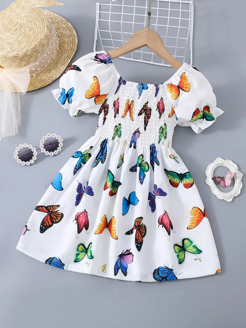 Butterfly summer outlet dress