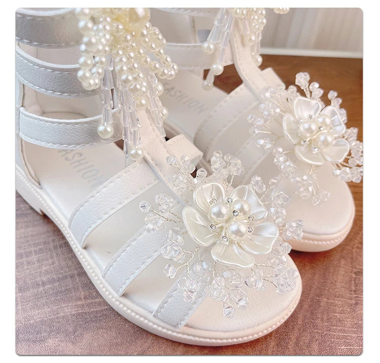 Pearlized Gazing Sandal