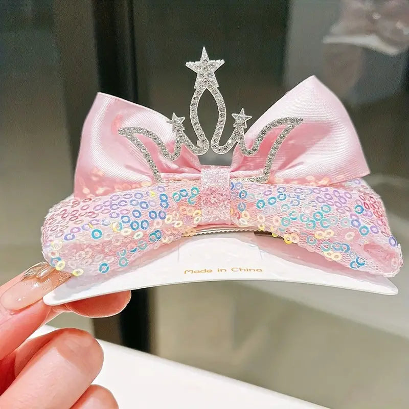 Princess Crown Hair bow