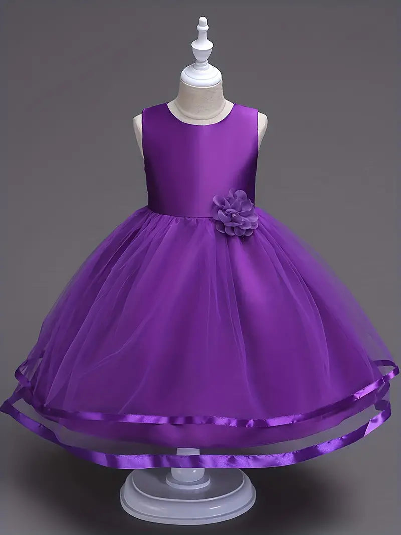 Violet Tulle Party Dress