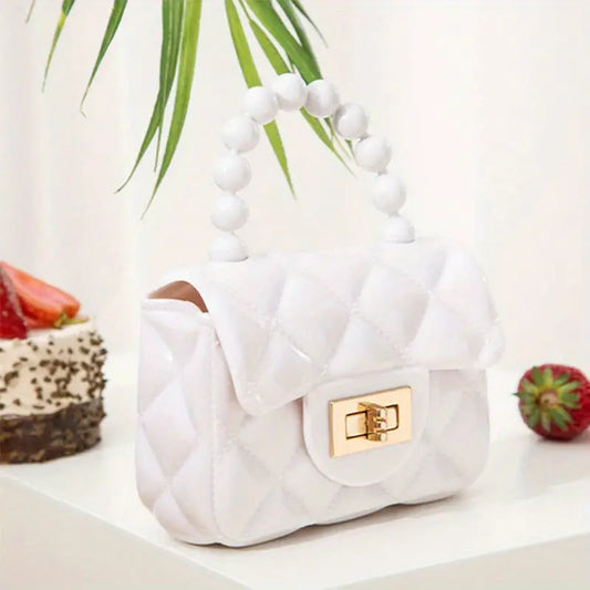 Princess Pearl Handle Purse