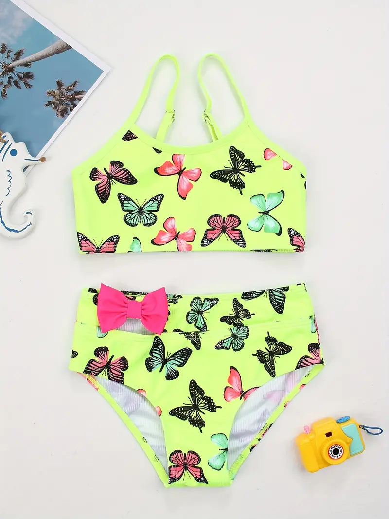 Girls Bikini Butterfly Swimsuit