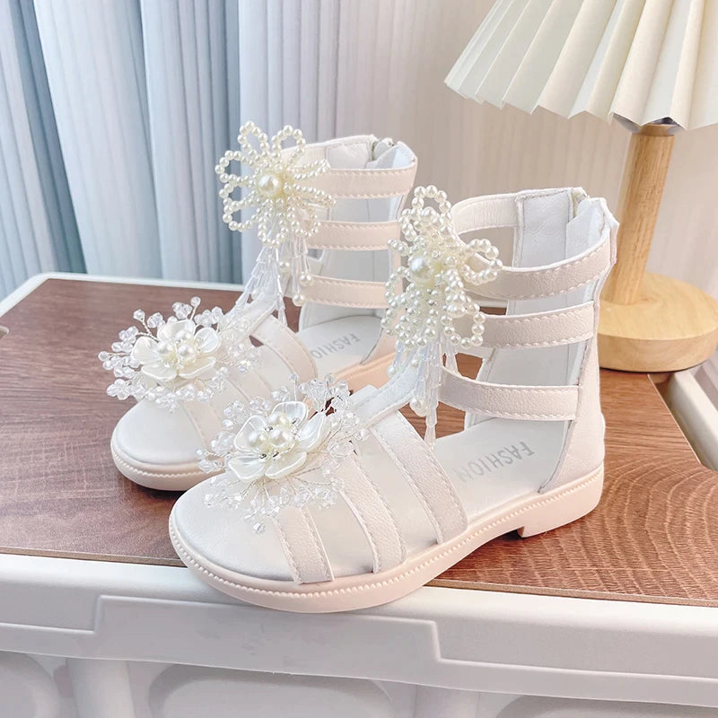 Pearlized Gazing Sandal